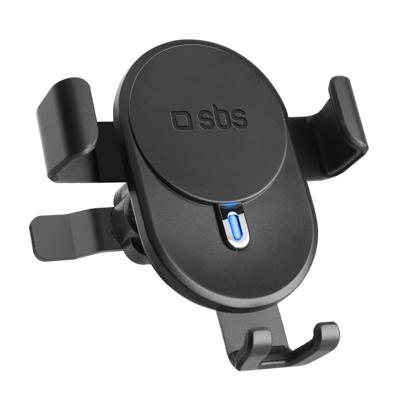 sbs mobile SBS Ventilatierooster Telefoonhouder voor in de auto Met inductielader 85 mm (max)