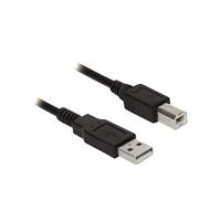 EWENT EC2403 3 m USB A USB B zwarte kabel USB - kabel USB (3 m, USB A, USB B, mannelijk/zwart, rechts)