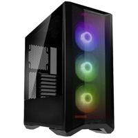 Lian Li LANCOOL II Mesh C RGB Midi-tower PC-behuizing, Gaming-behuizing Zwart 3 voorgeïnstalleerde LED-ventilators, Stoffilter, Zijvenster - thumbnail