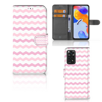 Xiaomi Redmi Note 11 Pro 5G/4G Telefoon Hoesje Waves Roze