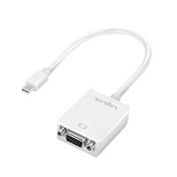 LogiLink Mini DP Mannelijk naar VGA 15 Pin Vrouwelijke Adapter Kabel