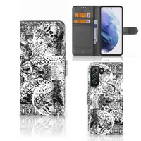 Telefoonhoesje met Naam Samsung Galaxy S22 Plus Skulls Angel