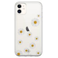iPhone 11 transparant hoesje - Daisies