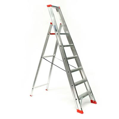 Magazijntrap zonder beugel Sigurd 1x6 treden