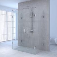 Sanituba Complete Profielloze Douchecabine XL 160x80 cm Chroom