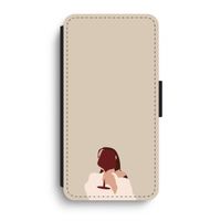 I drink wine: iPhone XR Flip Hoesje - thumbnail