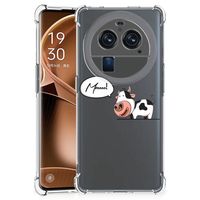 OPPO Find X6 Pro Stevig Bumper Hoesje Cow