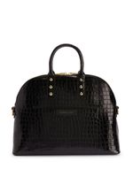 Giuseppe Zanotti sac porté épaule à effet peau de crocodile - Noir - thumbnail