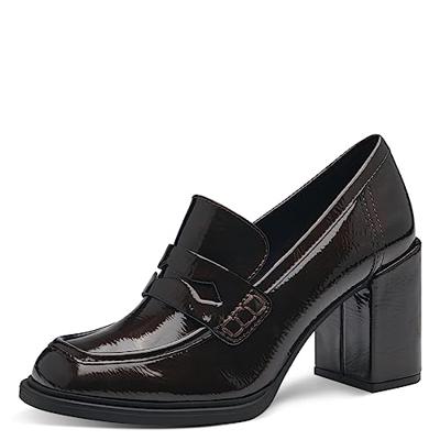 MARCO TOZZI dames 2-24403-41 Slipper, Mocca Patent, 36 EU