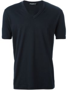 Dolce & Gabbana t-shirt à col v - Noir