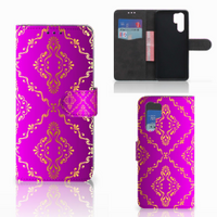 Wallet Case Huawei P30 Pro Barok Roze - thumbnail