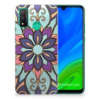 Huawei P Smart 2020 TPU Case Purple Flower - thumbnail