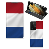 Samsung Galaxy S21 Ultra Standcase Nederlandse Vlag