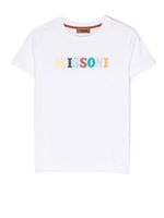 Missoni Kids t-shirt à logo imprimé - Blanc