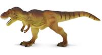 Safari dinosaurus T  Rex junior 22 cm rubber bruin/ beige