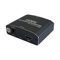 AISENS A115-0386 SVGA + Audio naar HDMI converter met voeding, SVGA/H + JACK 3.5/H-HDMI A/H, zwart
