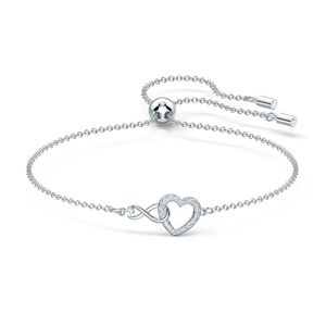 Swarovski 5524421 Armband Infinity zilverkleurig 24 cm