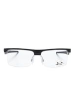 Oakley lunettes de vue carrées à plaque logo - Noir