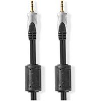 Stereo Audio Cable | 3.5 mm Male - 3.5 mm Male | 5.00 m | Anthracite