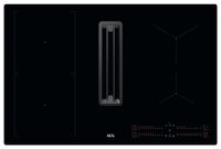 AEG CDE84543CB Inductie inbouwkookplaat met afzuiging Zwart