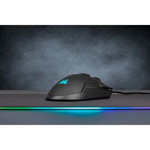 Corsair IRONCLAW RGB muis Rechtshandig RF Wireless+Bluetooth+USB Type-A Optisch 18000 DPI