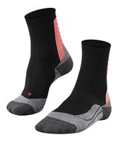 FALKE Dames Hardloopsokken Achilles W So functioneel materiaal beschermt de achillespees 1 paar, Zwart Black 3008, 35-36