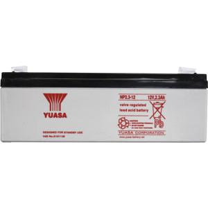 Yuasa NP2.3-12 Loodaccu 12 V 2.3 Ah Loodvlies (AGM) (b x h x d) 178 x 64 x 34 mm Kabelschoen 4.8 mm Onderhoudsvrij, VDS-certificering