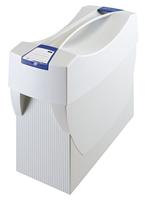 Han 1901-11 Swing Plus Hangmappenbox met deksel, het mobiele kantoor. Innovatief design voor 20 hangmappen, geïntegreerde koker 1 Stuk lichtgrijs