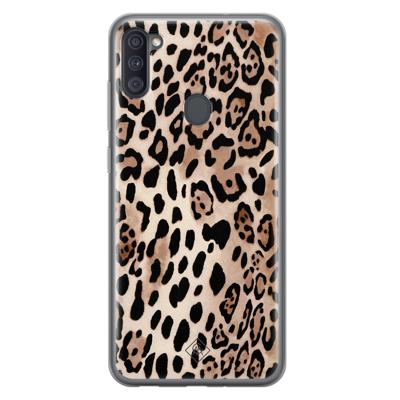 Samsung Galaxy A11 siliconen hoesje - Golden wildcat Samsung Galaxy A11 siliconen hoesje - Golden wildcat