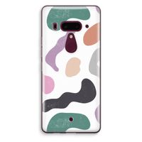 Memphis Shapes: HTC U12+ Transparant Hoesje - thumbnail