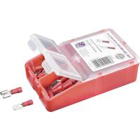 TRU COMPONENTS TC-6646616 Assortiment kabelschoenen 0.50 mm² - 1.50 mm² Rood 140 stuk(s) - thumbnail