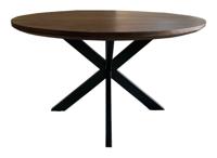 Livingfurn Ronde Eettafel Jesper Mangohout, 130cm - Bruin - thumbnail