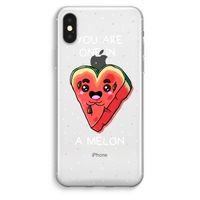 One In A Melon: iPhone XS Max Transparant Hoesje