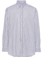 Brioni chemise en coton à rayures - Gris - thumbnail