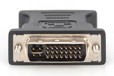 Digitus AK-320504-000-S DVI / VGA Adapter [1x DVI-stekker 24+5-polig - 1x VGA-bus] Zwart