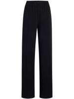 Another Tomorrow pantalon de jogging Luxe à coutures apparentes - Noir