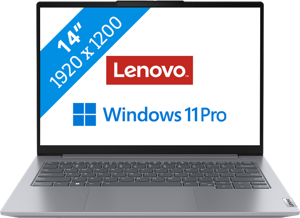 Lenovo ThinkBook 14 G6 ABP AMD Ryzen™ 5 7530U 35,6 cm (14") WUXGA 16 GB DDR4-SDRAM 512 GB SSD Wi-Fi 6 (802.11ax) Windows 11 Pro Grijs