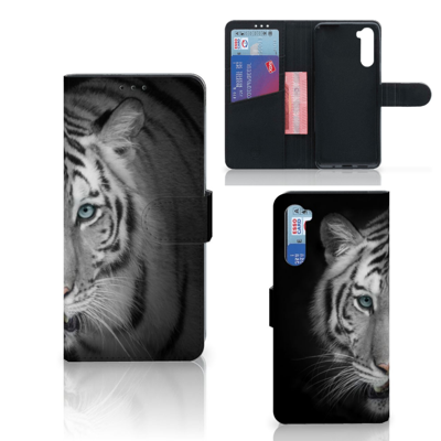 OnePlus Nord Telefoonhoesje met Pasjes Tijger