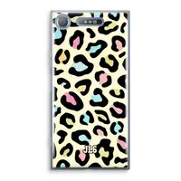 Leopard pattern: Sony Xperia XZ1 Transparant Hoesje