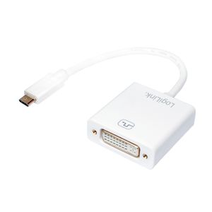 LogiLink USB-C/DVI USB grafische adapter 1920 x 1080 Pixels Wit