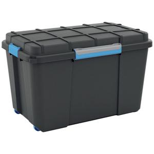 KIS 241508 Opbergbox Scubba Stapelbaar (b x h x d) 735 x 460 x 445 mm Grijs-blauw, Zwart 1 stuk(s)