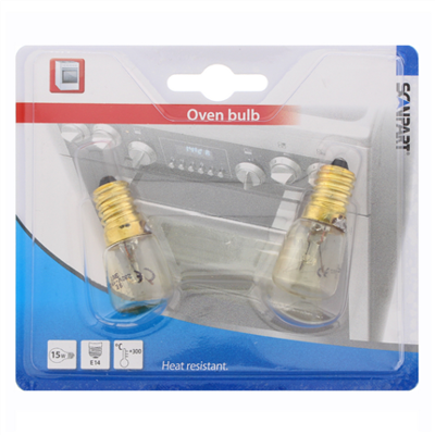 Scanpart Ovenlamp 15W-E14 2 stuks