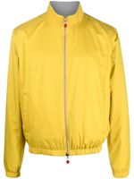 Kiton veste bomber à col montant - Jaune