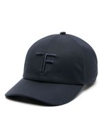 TOM FORD casquette en coton à logo brodé - Bleu - thumbnail