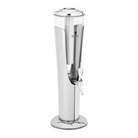 Royal Catering RCSD-4 Sapdispenser, 3 liter, koelsysteem met ledverlichting, drankdispenser, drankdispenser met tapkraan
