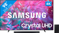 Samsung Crystal UHD 98DU9070 (2024) + Soundbar - thumbnail