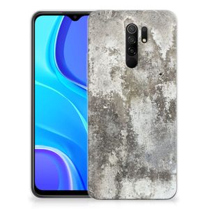 Xiaomi Redmi 9 TPU Siliconen Hoesje Beton Print