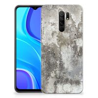 Xiaomi Redmi 9 TPU Siliconen Hoesje Beton Print - thumbnail