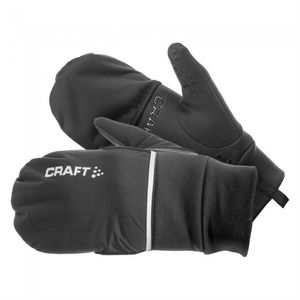 Craft Hybrid weather hardloophandschoen zwart XL