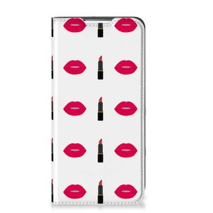 Samsung Galaxy S22 Plus Hoesje met Magneet Lipstick Kiss